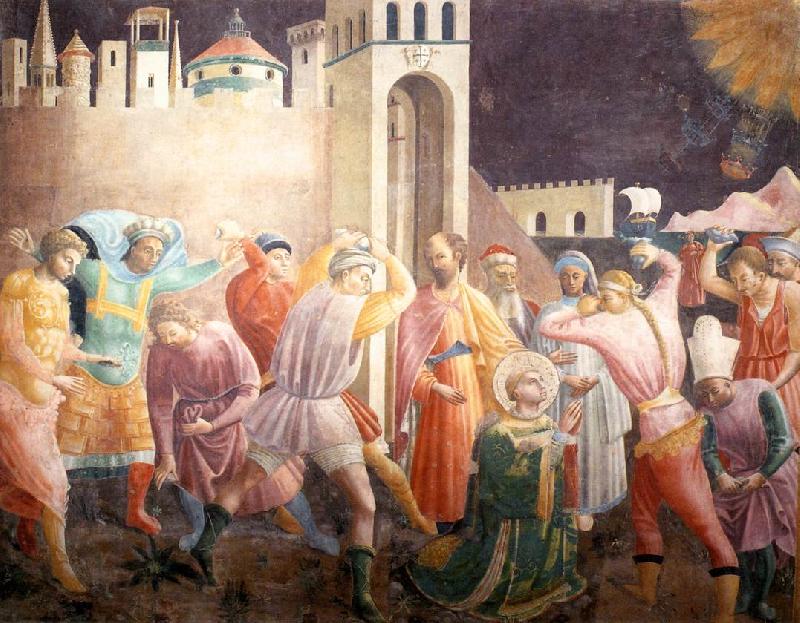 UCCELLO, Paolo Stoning of St Stephen